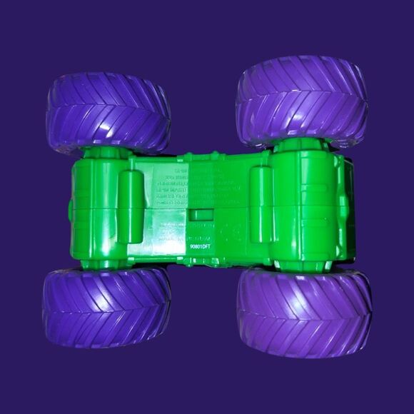 Mattel Monster Jam Rev Treadz Friction Motor Truck Rare Purple Tread 1:43 - Picture 3 of 5